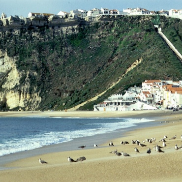 Nazaré, Oberstadt und Unterstadt