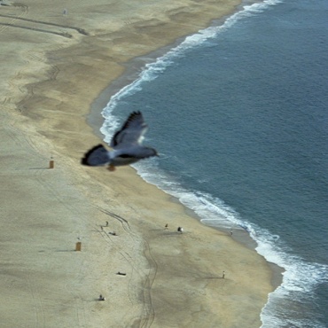 ber dem Strand von Nazaré